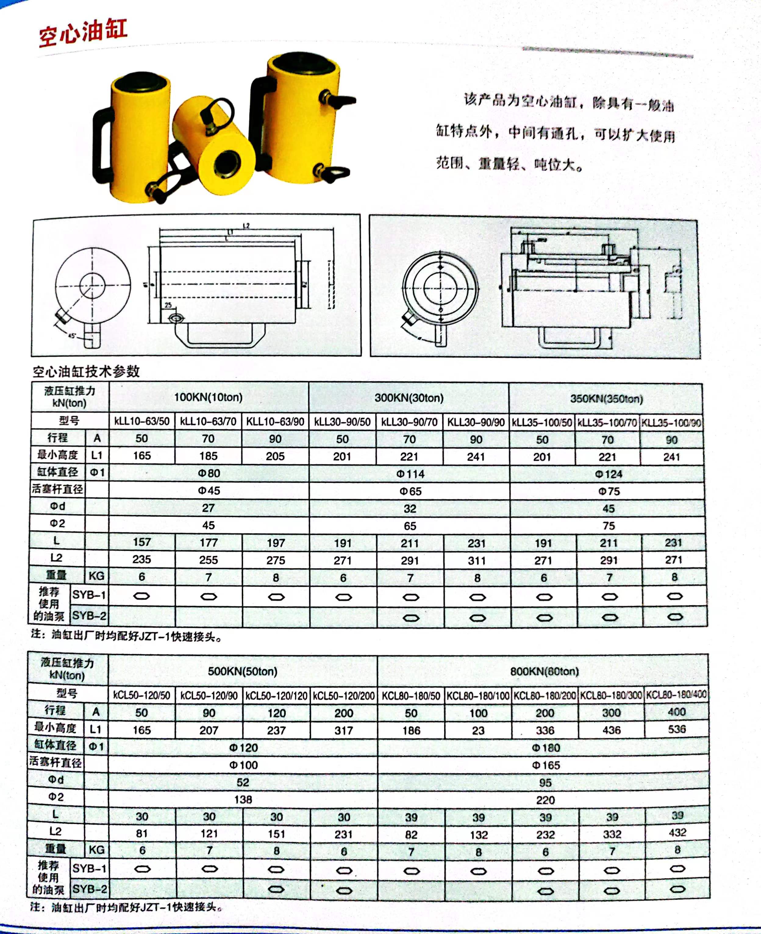 空心千斤頂